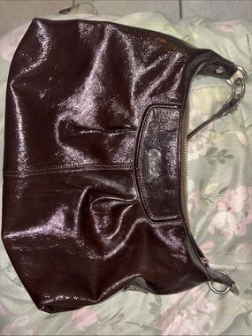 Women’s Leather coach vintage Bag in Dark Brown
